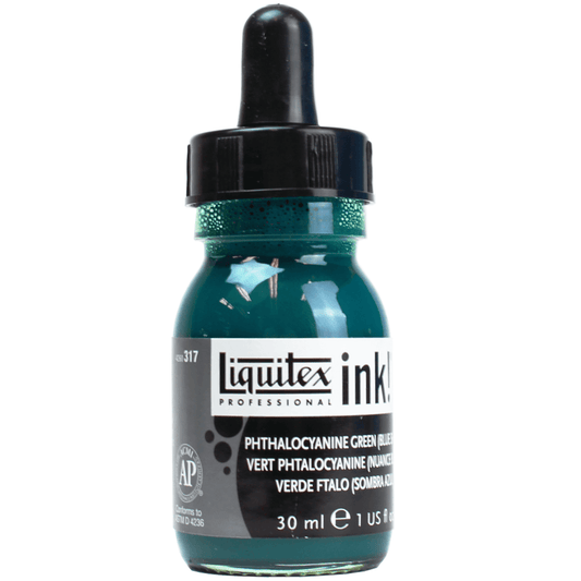 Tinta Acrílica Líquida Liquitex 30ml Phthalo Green (Blue Shade) 317