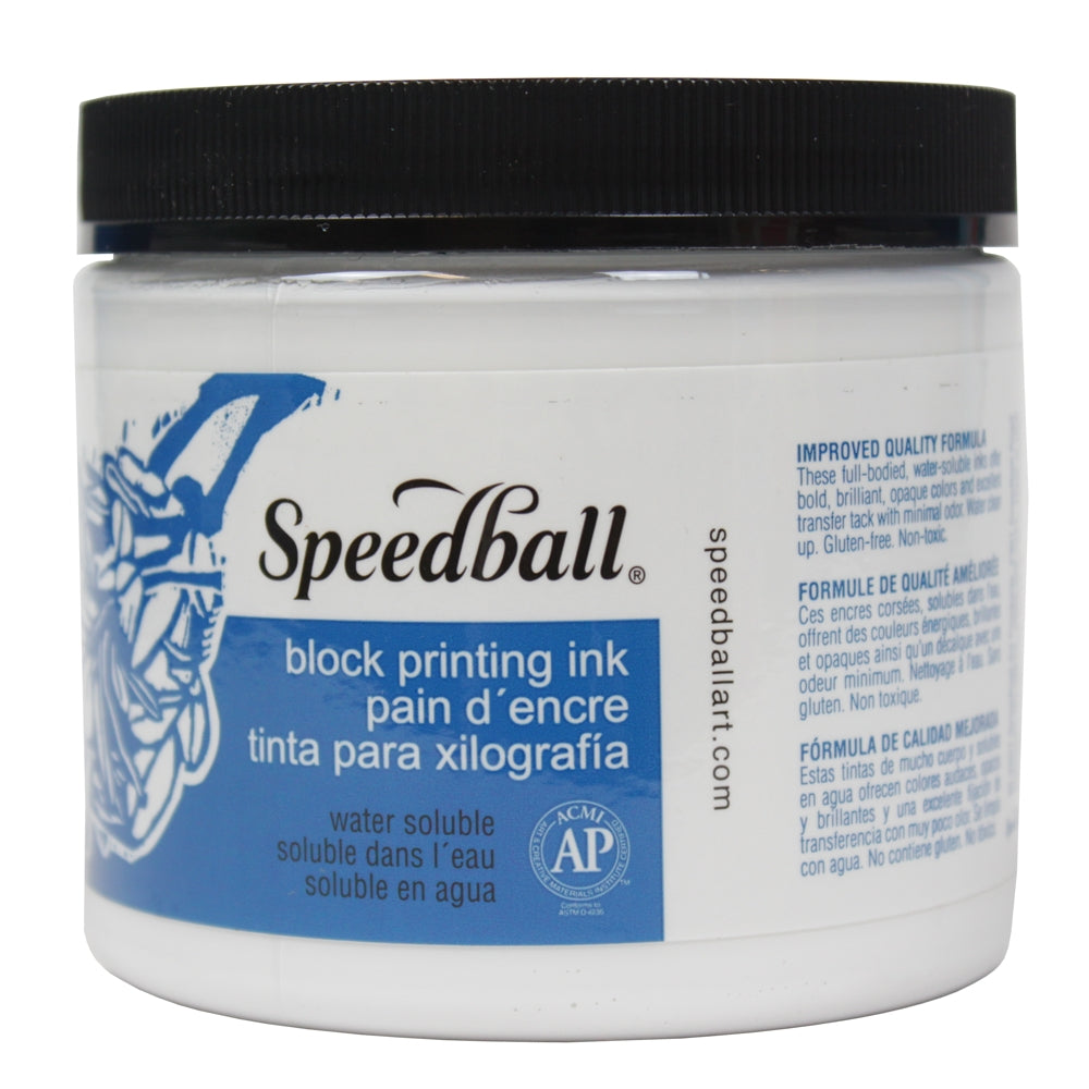 Tinta Para Xilogravura Speedball 470ml Branco 3703