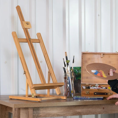 Cavalete de Mesa em Madeira Ajustável Portátil Sinoart