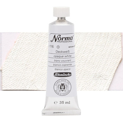 Tinta Óleo Schmincke Norma 35ml S1 116 Opaque White