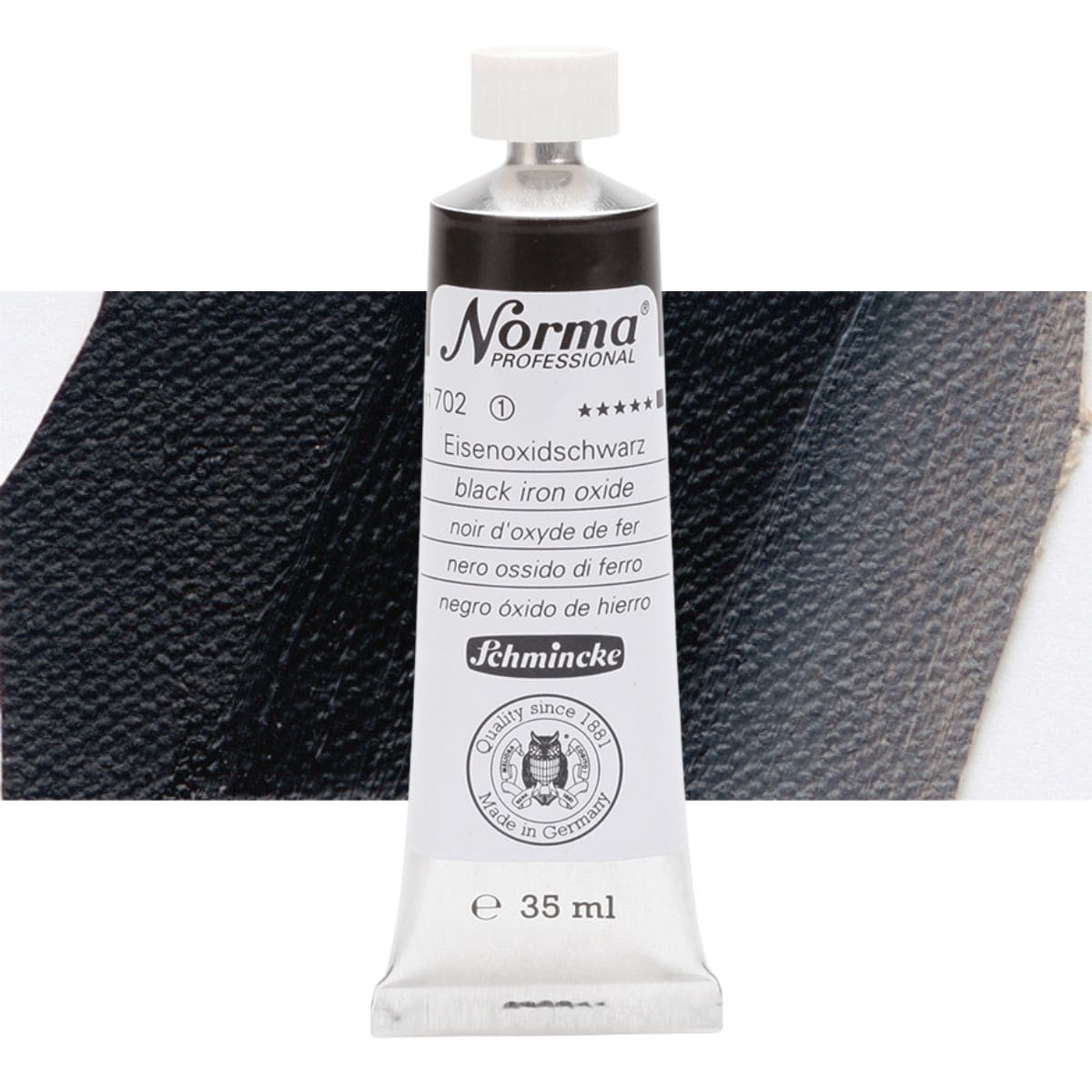 Tinta Óleo Schmincke Norma 35ml S1 702 Black Iron Oxide