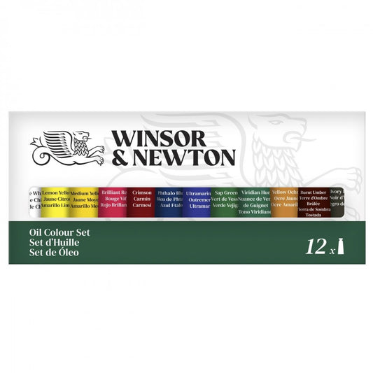 Estojo Tinta Óleo Winsor & Newton Discover 10ml 12 Cores
