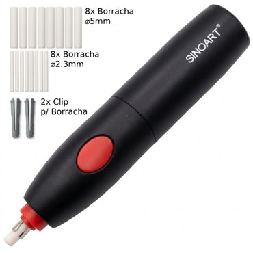 Borracha Elétrica Para Desenho Artístico Sinoart C/16 Refis