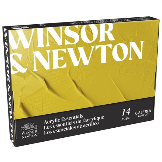 Estojo Tinta Acrílica Winsor & Newton Galeria Essentials 12ml 14 Peças