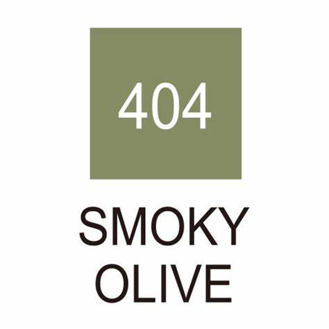 Caneta Pincel Kuretake Zig Clean Color Real Brush Smoky Olive 404