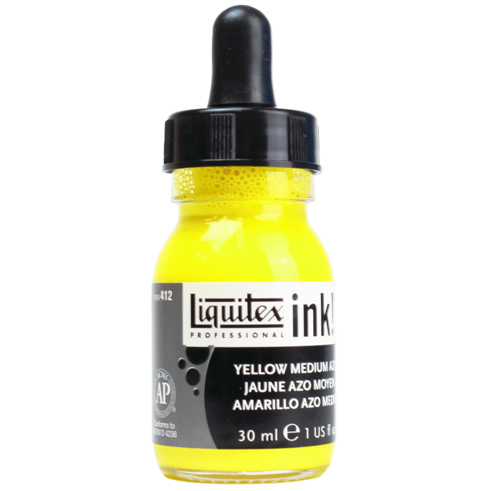 Tinta Acrílica Líquida Liquitex 30ml Yellow Medium Azo 412