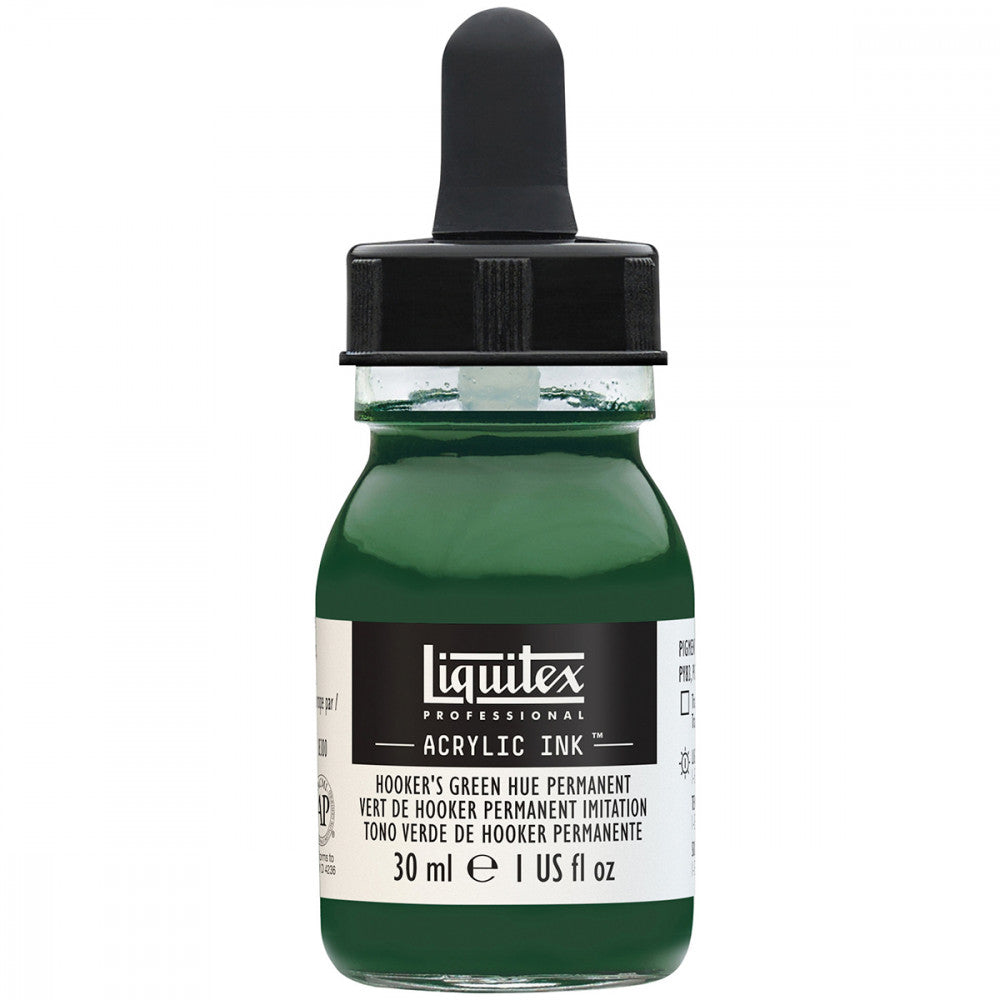 Tinta Acrílica Líquida Liquitex 30ml Hooker's Green Hue Permanent 224