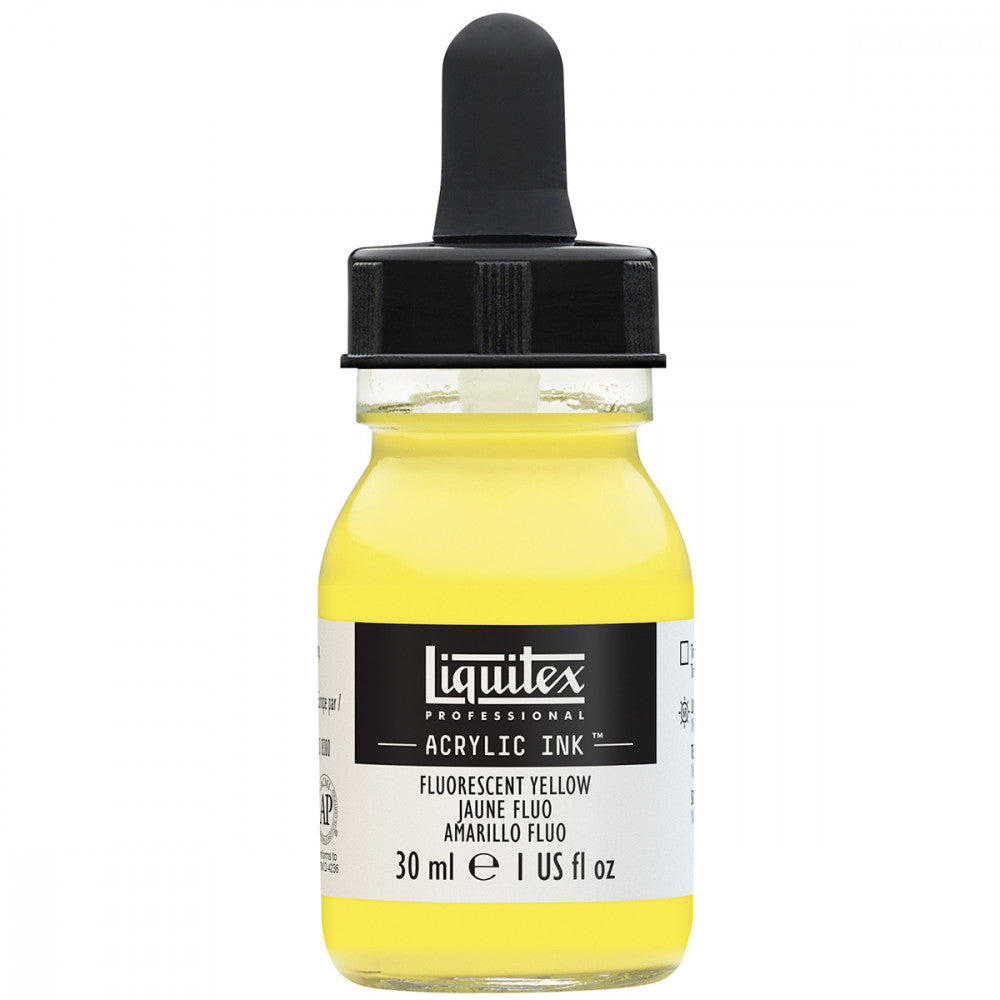 Tinta Acrílica Líquida Liquitex 30ml Fluorescent Yellow 981