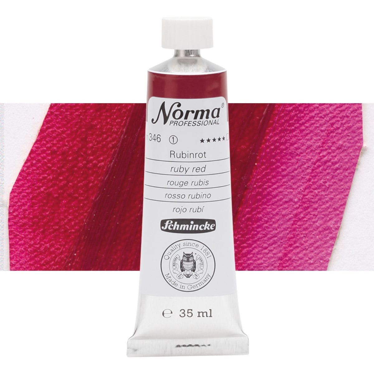 Tinta Óleo Schmincke Norma 35ml S1 346 Ruby Red