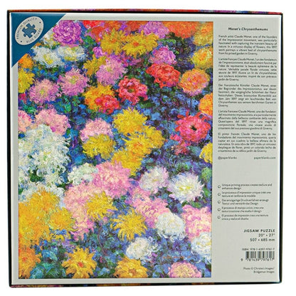Quebra-Cabeça Paperblanks 1000 Peças Monet's Chrysanthemums