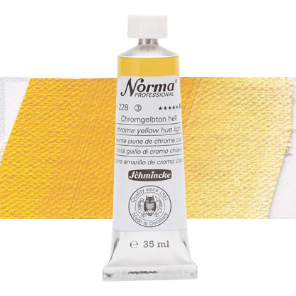 Tinta Óleo Schmincke Norma 35ml S3 228 Chrome Yellow Hue Light