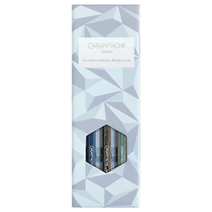 Lápis Crayon Aromatizados Caran d'Ache + Mizensir Alpine Frost C/3