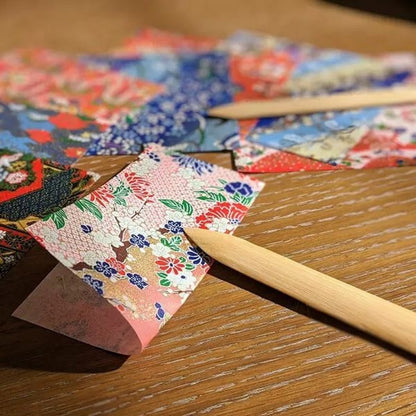 Espátula Dobradeira de Bambu para Papel 15cm