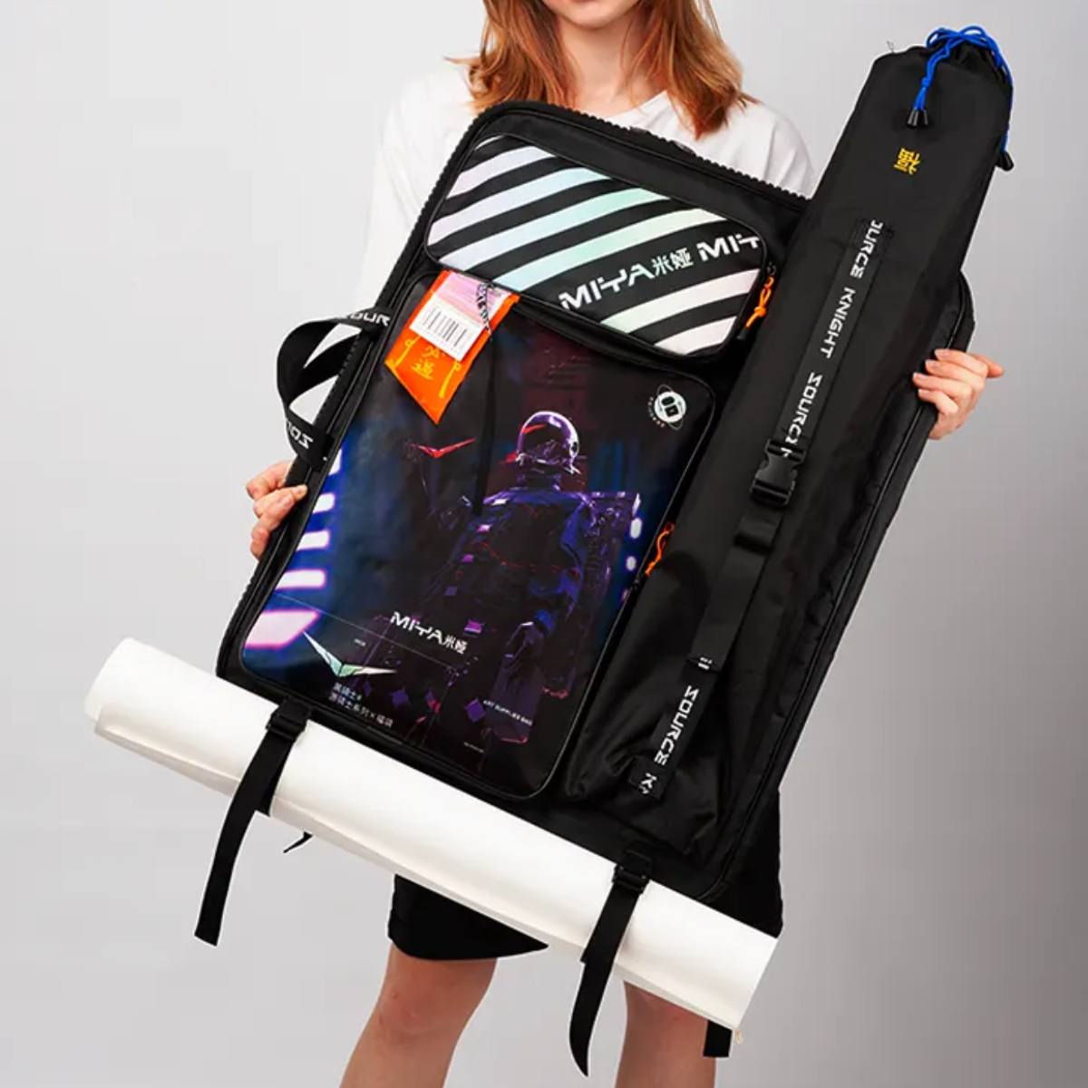 Mochila Para Materiais Artísticos Preta Himi