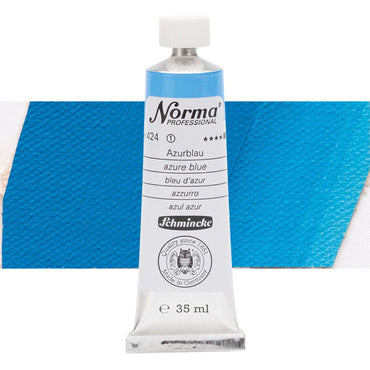 Tinta Óleo Schmincke Norma 35ml S1 424 Azure Blue