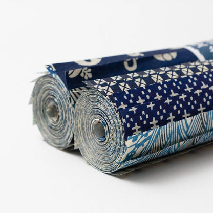 Papel Awagami Katazome Japan Blues 30X47cm com 30 Folhas