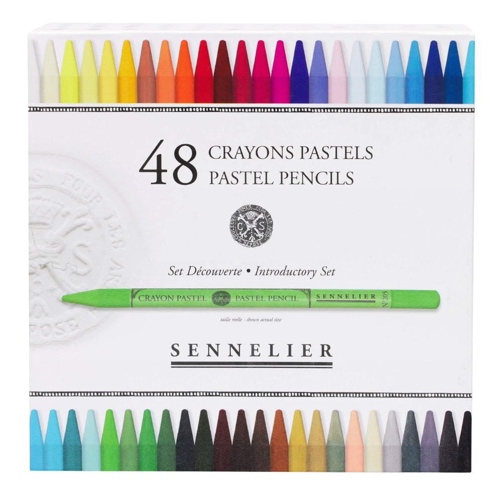 Lápis Pastel Crayon Sennelier 48 Cores