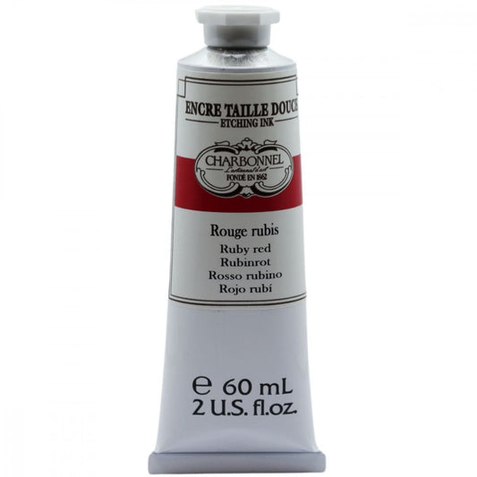 Tinta Para Gravura em Metal Rubis Red Charbonnel 60ml