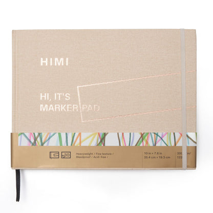 Bloco de Papel Marker Himi 200g/m² 25,4x19,3cm 30 Folhas