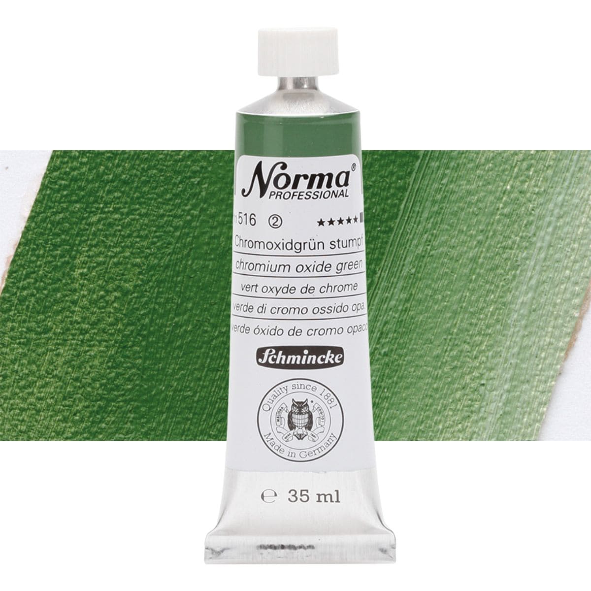 Tinta Óleo Schmincke Norma 35ml S2 516 Chromium Oxide Green