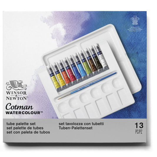 Aquarela Winsor & Newton Cotman Palette Set 10 Cores