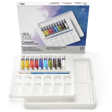 Aquarela Winsor & Newton Cotman Palette Set 10 Cores