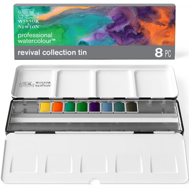 Tinta Aquarela Winsor & Newton Profissional Pastilha Edição Revival Collection