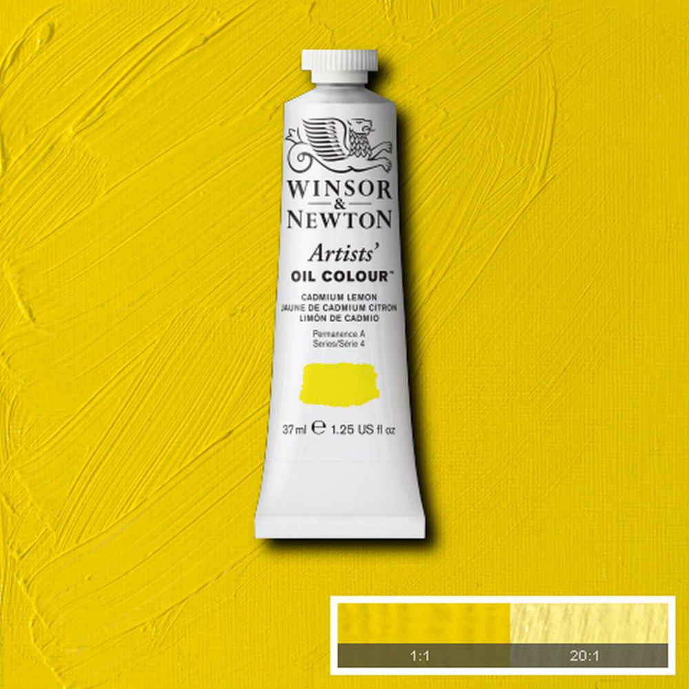 Tinta Óleo Artist 37ml Winsor & Newton S4 086 Cadmium Lemon