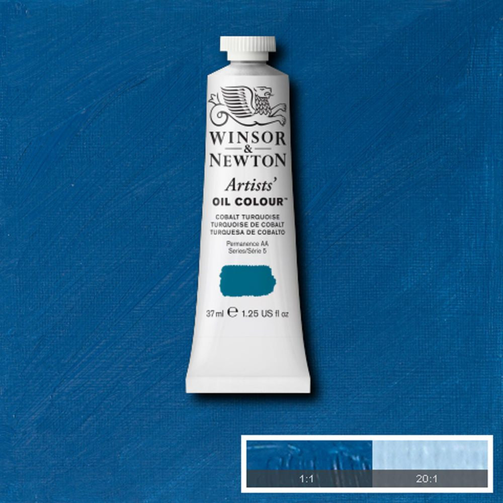 Tinta Óleo Artist 37ml Winsor & Newton S5 190 Cobalt Turquoise