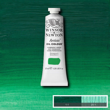 Tinta Óleo Artist 37ml Winsor & Newton S2 481 Permanent Green