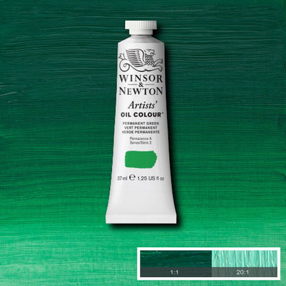 Tinta Óleo Artist 37ml Winsor & Newton S2 481 Permanent Green