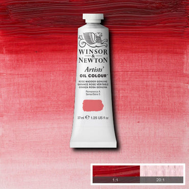 Tinta Óleo Artist 37ml Winsor & Newton S5 587 Rose Madder Genuine