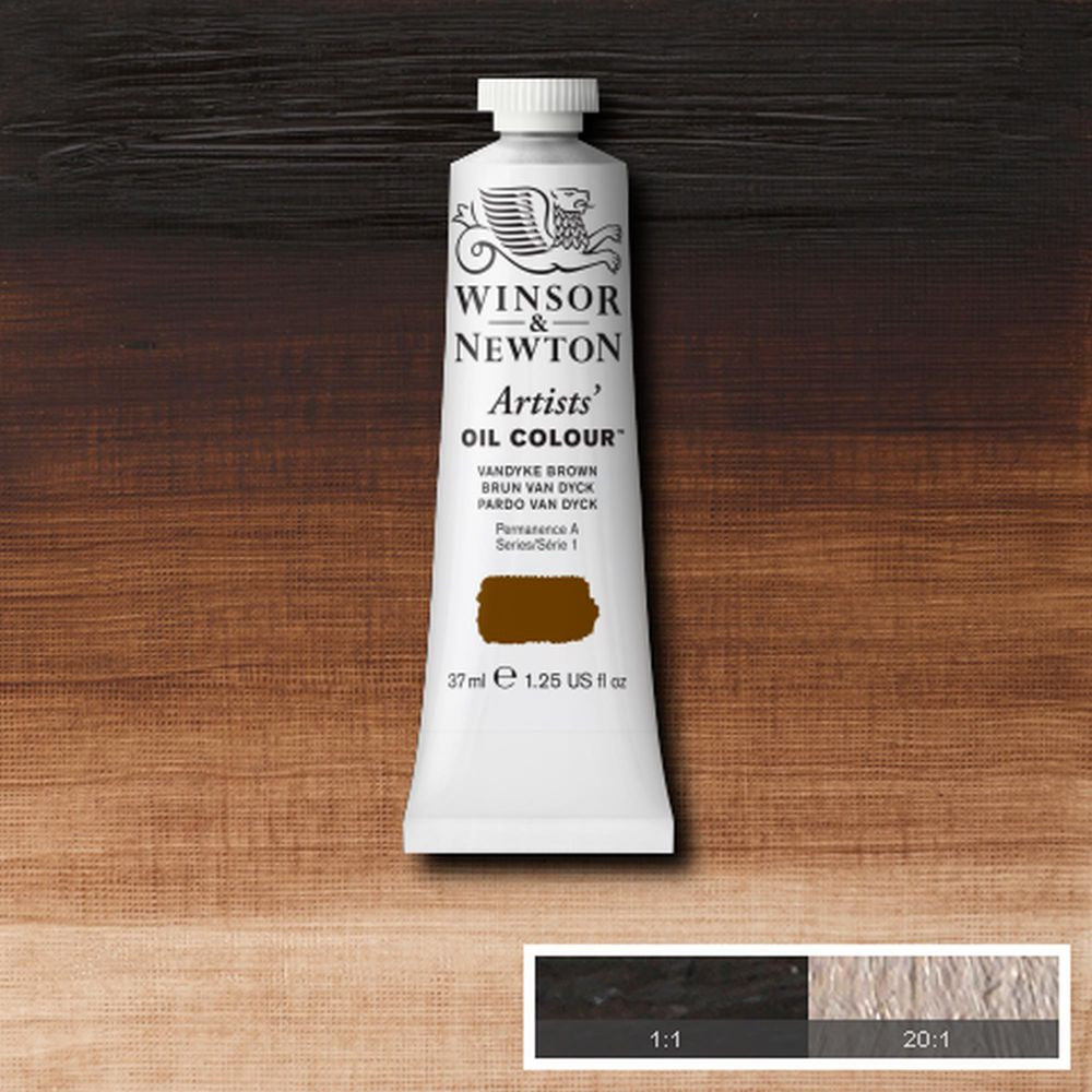 Tinta Óleo Artist 37ml Winsor & Newton S1 676 Vandyke Brown