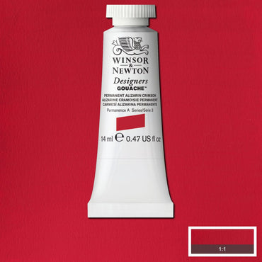 Tinta Guache Winsor & Newton Designers 14ml S3 466 Permanent Alizarin Crimson