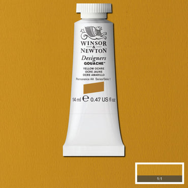 Tinta Guache Winsor & Newton Designers 14ml S1 774 Yellow Ochre