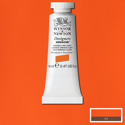 Tinta Guache Winsor & Newton Designers 14ml S1 453 Orange Lake Light