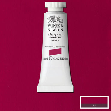 Tinta Guache Winsor & Newton Designers 14ml S2 380 Magenta