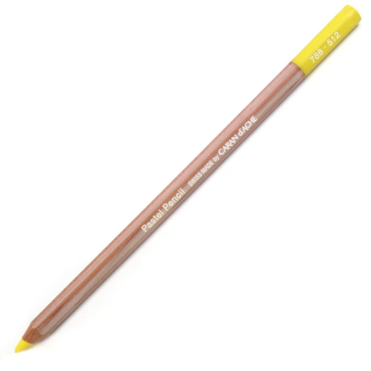 Lápis Pastel Caran D'Ache 512 Light Cadmium Yellow