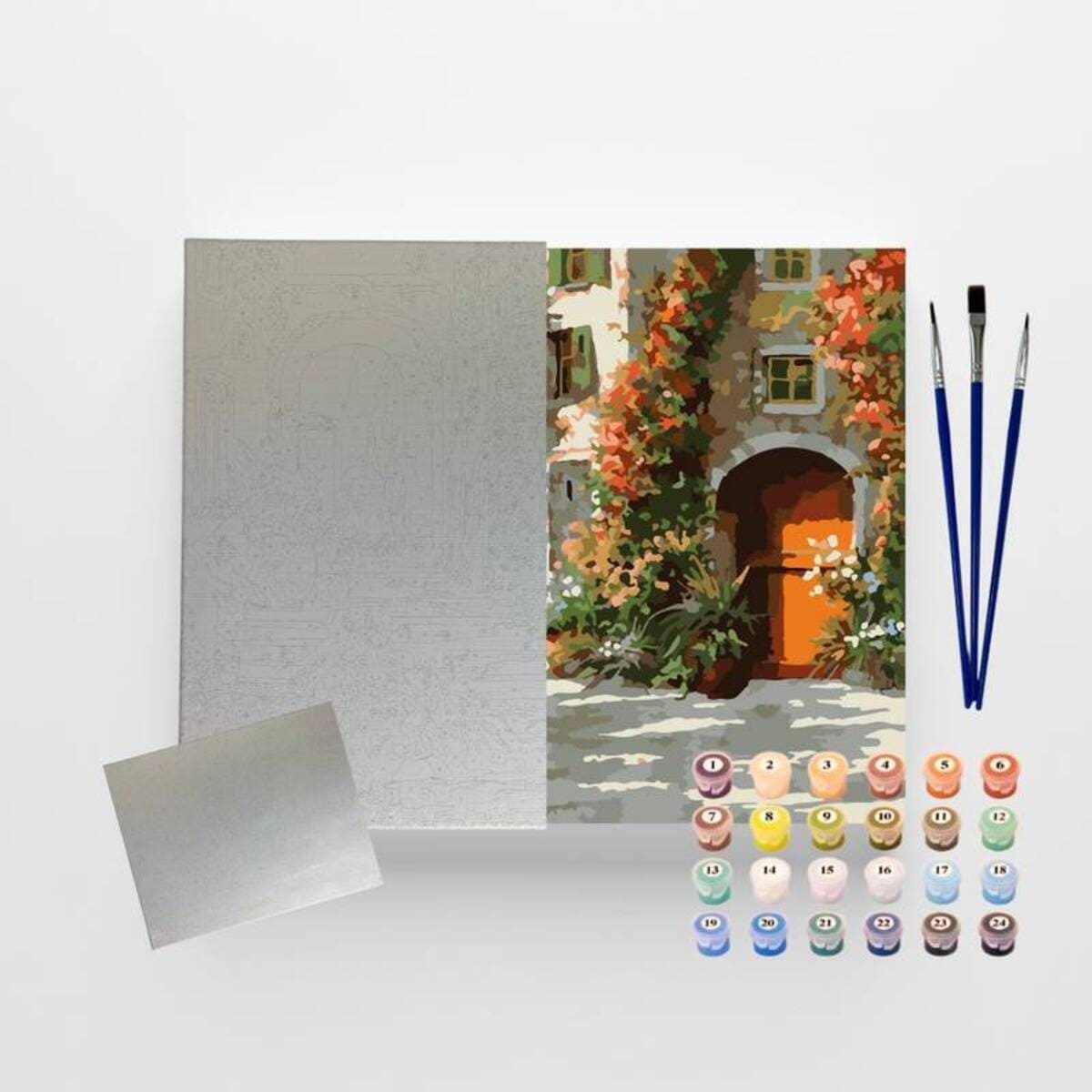 Conjunto Pintura Numerada Arte Terapia 40X50cm Meu Lugar