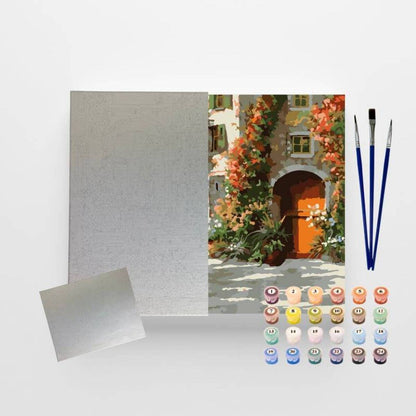 Conjunto Pintura Numerada Arte Terapia 40X50cm Meu Lugar