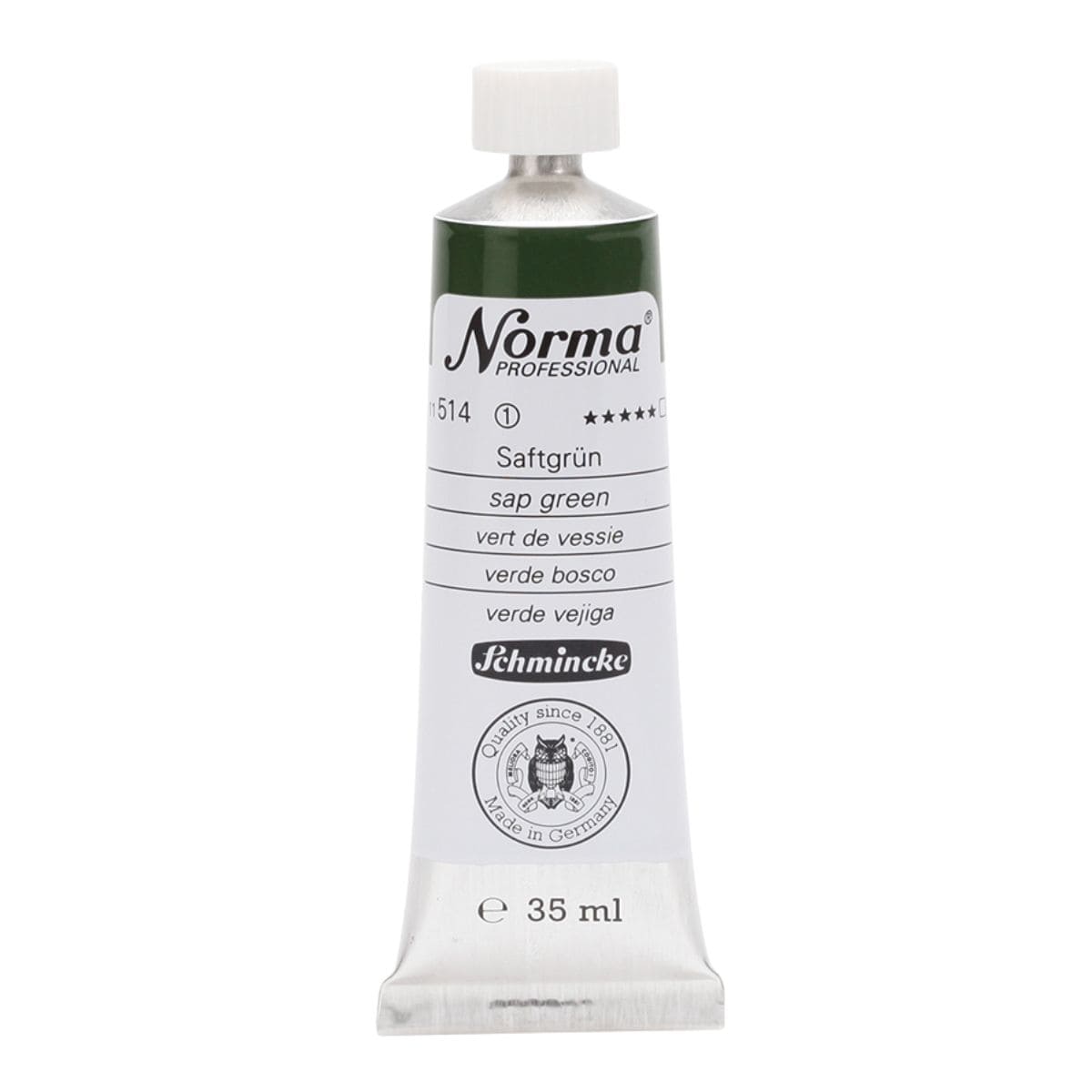 Tinta Óleo Schmincke Norma 35ml S1 514 Sap Green