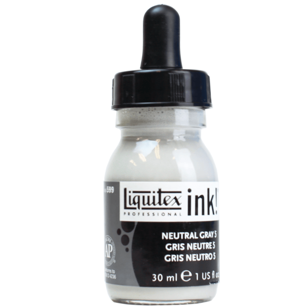 Tinta Acrílica Líquida Liquitex 30ml Neutral Gray 5 599