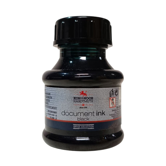 Tinta Documental Permanente Para Caneta Tinteiro Koh-I-Noor 50g Preto