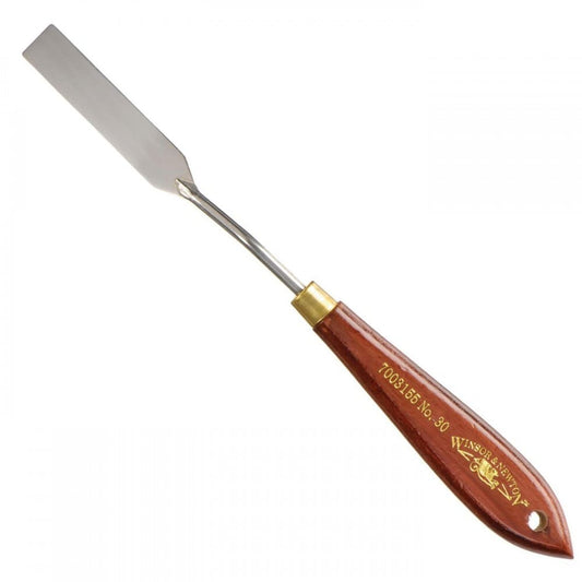 espátula de aço para pintura winsor & newton 30