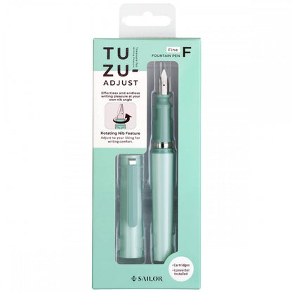 Caneta Tinteiro Sailor TUZU Adjustable Green Pena F