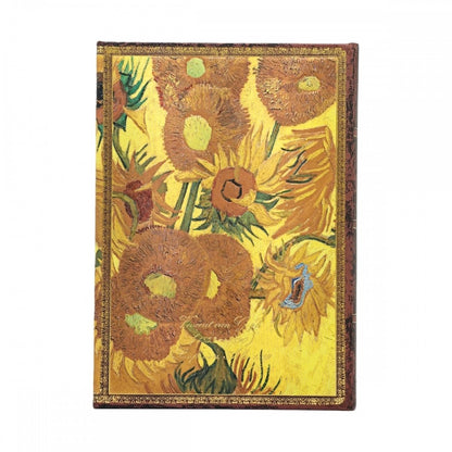 Paperblanks Van Gogh Sunflowers Midi Capa Dura Pautado