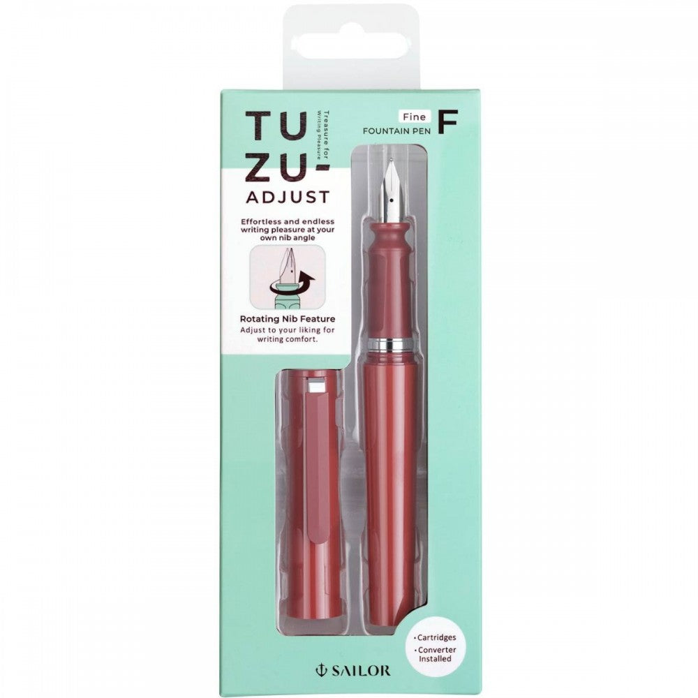 Caneta Tinteiro Sailor TUZU Adjustable Red Pena F