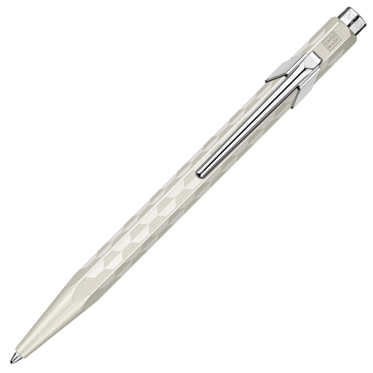 Caneta Esferográfica Caran d'Ache 849 Alpine Frost White