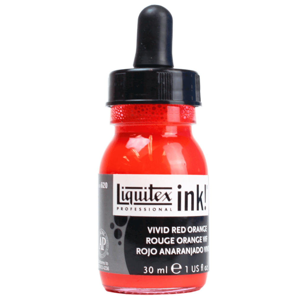 Tinta Acrílica Líquida Liquitex 30ml Vivid Red Orange 620
