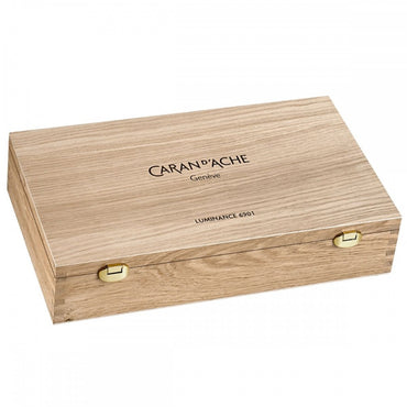 Lápis de Cor Caran d'Ache Luminance 100 Cores Caixa Madeira